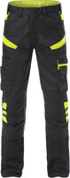 Fristads Broek 2555 Zwart/hi-vis geel