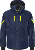 Fristads Airtech winterjack 4058 Marineblauw/hi-vis geel 