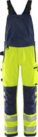 Fristads High vis green Amerikaanse overall stretch klasse 2 1031 Hi-vis geel/marineblauw