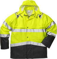 Fristads High vis regenjack klasse 3 4624 Hi-vis geel/zwart