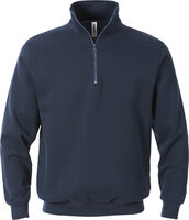 Fristads Sweatshirt met korte ritssluiting 1737 Donker marineblauw