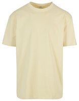 Build Your Brand Heavy Oversize Tee Soft Yellow