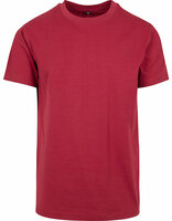 Build Your Brand T-Shirt Round Neck Burgundy