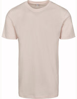 Build Your Brand T-Shirt Round Neck Pink Marshmallow