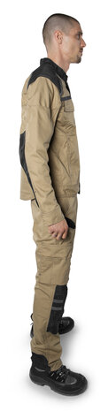 Fristads Jack 4555 Khaki/zwart 
