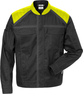Fristads Jack 4555 Zwart/hi-vis geel 