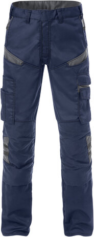 Fristads Broek 2555 Marineblauw/grijs