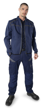 Fristads Broek 2555 Marineblauw/grijs