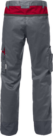 Fristads Broek 2555 Grijs/rood