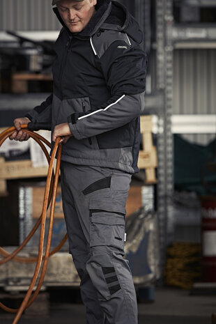 Fristads Broek 2555 Grijs/zwart