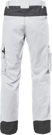 Fristads Broek 2552 Wit/grijs