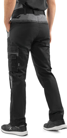 Fristads Broek 2552 Zwart/grijs