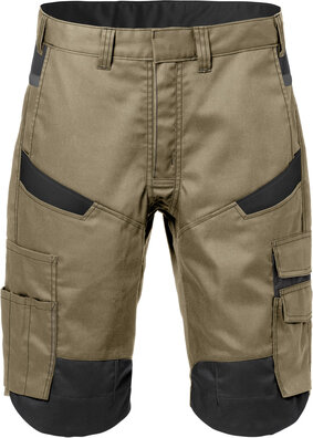 Fristads Korte broek 2562 Khaki/zwart