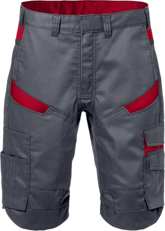 Fristads Korte broek 2562 Grijs/rood