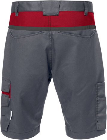 Fristads Korte broek 2562 Grijs/rood
