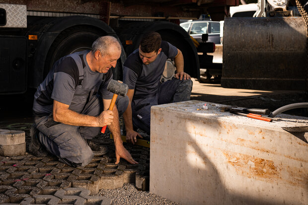 Fristads Amerikaanse overall 1555 Khaki/zwart