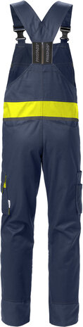 Fristads Amerikaanse overall 1555 Marineblauw/hi-vis geel