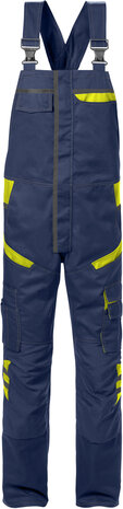 Fristads Amerikaanse overall 1555 Marineblauw/hi-vis geel
