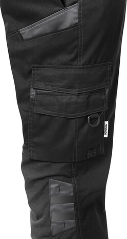 Fristads Amerikaanse overall 1555 Zwart/grijs