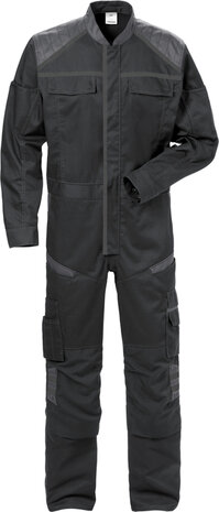 Fristads Overall 8555 Zwart/grijs