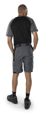 Fristads Service korte broek stretch 2543 Grijs/zwart