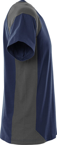 Fristads Heavy T-shirt 7046 Marineblauw/grijs 