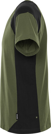Fristads Heavy T-shirt 7046 Legergroen/zwart 