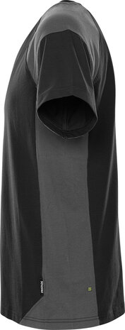 Fristads Heavy T-shirt 7046 Zwart/grijs 