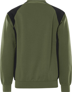 Fristads Sweater 7148 Legergroen/zwart 