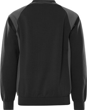 Fristads Sweater 7148 Zwart/grijs 