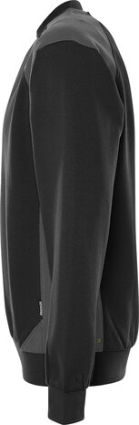 Fristads Sweater 7148 Zwart/grijs 