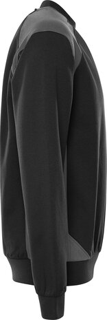 Fristads Sweater 7148 Zwart/grijs 