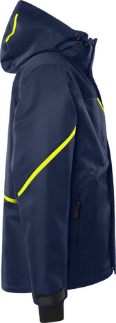Fristads Airtech winterjack 4058 Marineblauw/hi-vis geel 