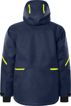 Fristads Airtech winterjack 4058 Marineblauw/hi-vis geel 