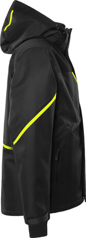 Fristads Airtech winterjack 4058 Zwart/hi-vis geel  
