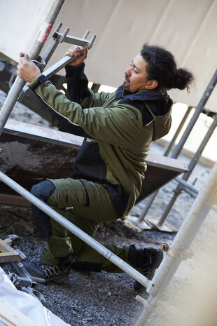 Fristads Fristads Broek 2555 Legergroen/zwart