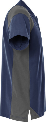 Fristads Heavy poloshirt 7047 Marineblauw/grijs 