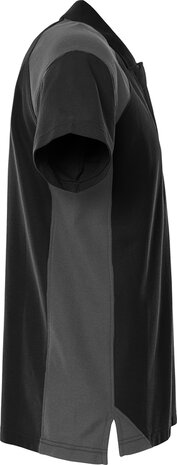 Fristads Heavy poloshirt 7047 Zwart/grijs 
