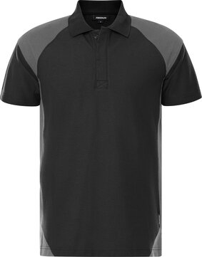 Fristads Heavy poloshirt 7047 Zwart/grijs 