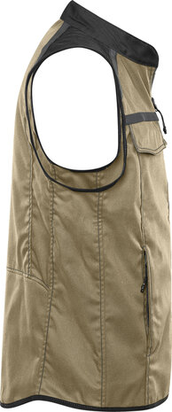 Fristads Vest 5555 Khaki/zwart 