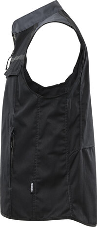 Fristads Vest 5555 Zwart/grijs 