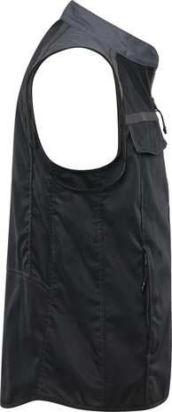 Fristads Vest 5555 Zwart/grijs 