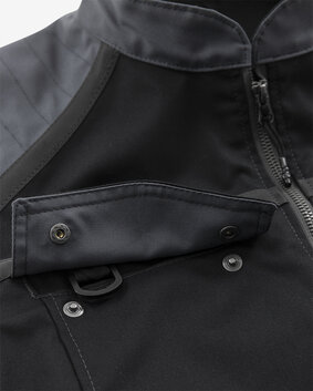 Fristads Vest 5555 Zwart/grijs 