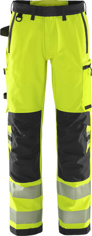 Fristads High vis green broek klasse 2 2645 Hi-vis geel/zwart