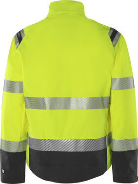 Fristads High vis green stretch jack klasse 3 4647 Hi-vis geel/zwart