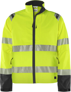 Fristads High vis green stretch jack klasse 3 4647 Hi-vis geel/zwart