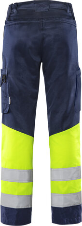 Fristads High vis green broek klasse 1 2668 Hi-vis geel/marineblauw