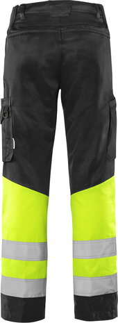 Fristads High vis green broek klasse 1 2668 Hi-vis geel/zwart