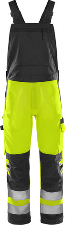 Fristads High vis green Amerikaanse overall klasse 2 1030 Hi-vis geel/zwart