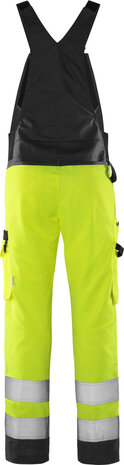 Fristads High vis green Amerikaanse overall klasse 2 1030 Hi-vis geel/zwart